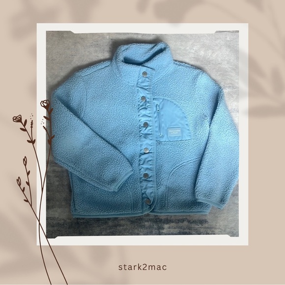 abercrombie kids Other - Abercrombie Kids Sky Blue Fleece Coat